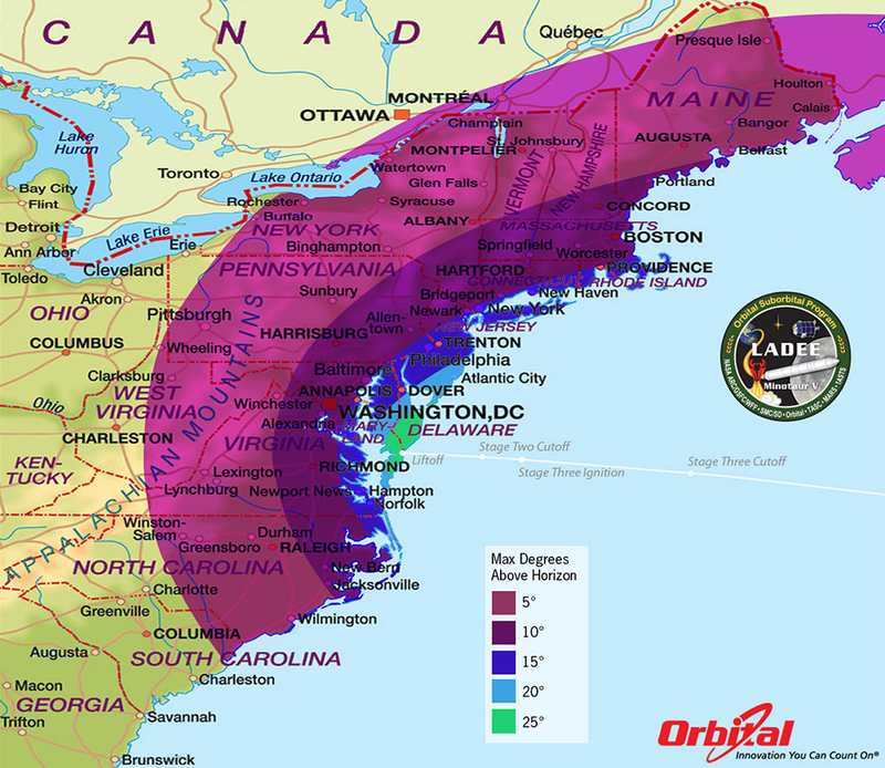 Illustration for article titled East Coasters: Watch Tonight's NASA Launch From Your Yard, Here's How